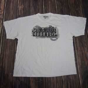 Jamie McMurray Shirt Mens 2XL White NASCAR Racing Cessna Chase Authentics Tee